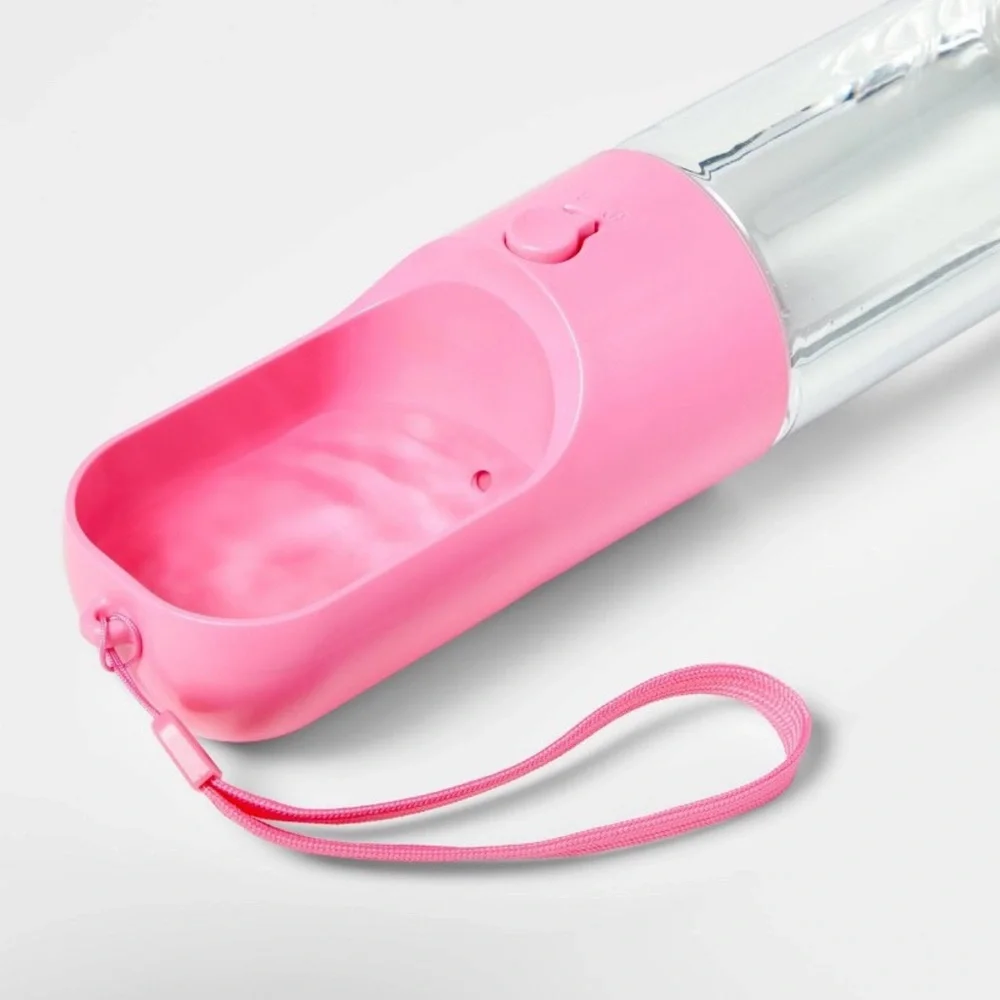 Dog Water Bottle - Pink - Sun Squad